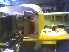 The Corvair is narrower than the VW, and will not need the *cheeks* like the VW powered Dragonflies do.  Notice the clearance between the valve cover and the firewall edge. ValveCoverToCowlClearance.jpg